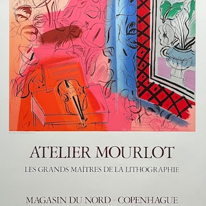 Nice Lithografic Poster by Raoul Dufy (after) (1877-1953)