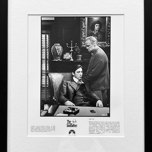 Movie still from the film The Godfather. Starring Marlon Brando, Al Pacino, Diane Keaton, Robert Duvall, Directed by Francis Ford Coppola