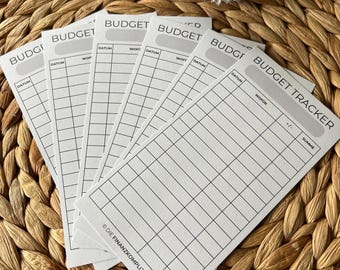 Budget Tracker Set (12 pieces)