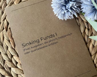 Sinking Funds 1 Planning | Can be used individually or as a supplement to the financial planner (basic version)