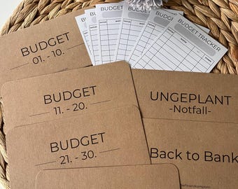 10 Day Budget Dashboard Set (10 Day Budget)