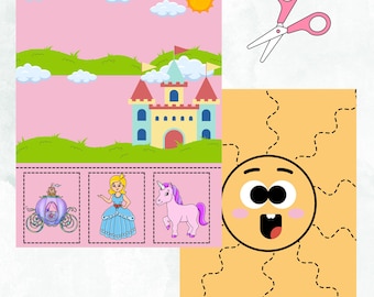 Printable Scissor Skills -Fun cutting activities-Scissor Skills-Scissor Skills Worksheets.
