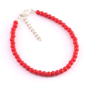 Coral Smooth Round Beads Natural Coral 4mm Beads Cherry Red Coral Beads 4mm Coral Balls Genuine Coral Rounds Shallow Water Coral