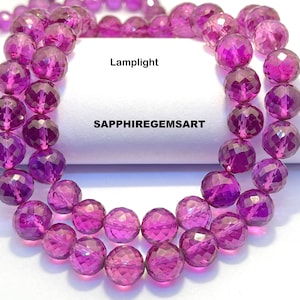 Zeldzame Alexandrite gefacetteerde ronde ballen kralen paars AAA+++Alexandrite edelsteen kralen Alexandrite ronde bal kralen ketting