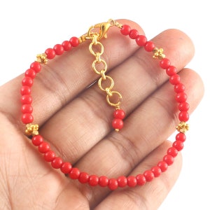 Coral Smooth Round Beads Natural Coral 4mm Beads Cherry Red Coral Beads 4mm Coral Balls Genuine Coral Rounds Shallow Water Coral