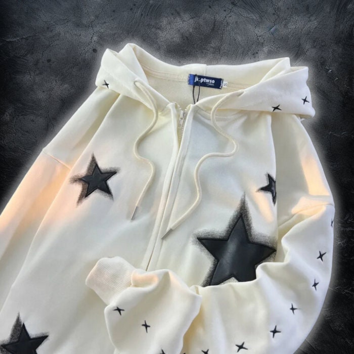 Sweat-shirt Gris étoilé Stars Above - Taille L - Neuf Avec étiquettes