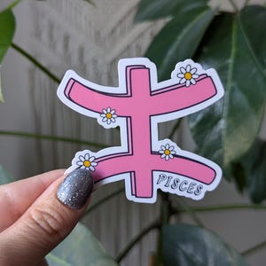 Sticker Poissons pour Kindle, stickers astrologie pour bouteille d'eau, sticker signe du zodiaque, horoscope, cadeaux de sorcellerie pour elle, cadeaux métaphysiques