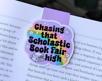 Scholastic Book Fair Magnetic Bookmark: Book Lover Gift