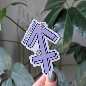 Boogschuttersticker voor Kindle, astrologiestickers voor waterfles, sterrenbeeldsticker, horoscoop, heksencadeaus voor haar, metafysisch cadeau
