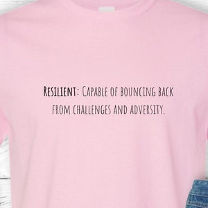 Positive Definitions &quot;Effervescent&quot; Cotton T-Shirt, Womens T-Shirt, Gift Item Gift for Mom Gift for Dad Positive Affirmations Christmas Gift