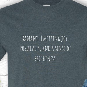 Cotton T-Shirt, Crewneck T-Shirt, Womens T-Shirt, Mens T-Shirt, Gift Item, Gift for Mom, Gift for Dad, Positive Affirmations, Christmas Gift