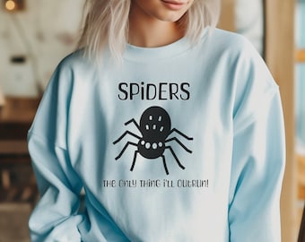 Spider Hater Crewneck Sweatshirt, Funny Shirt, Gift Item, Gift for Mom
