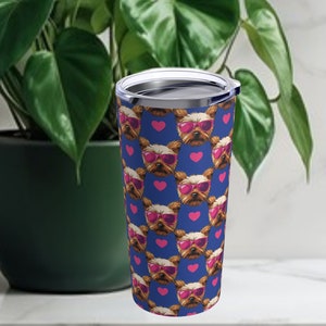 Yorkie Lover Tumbler 20oz Adorable Tiny Yorkshire Terriers