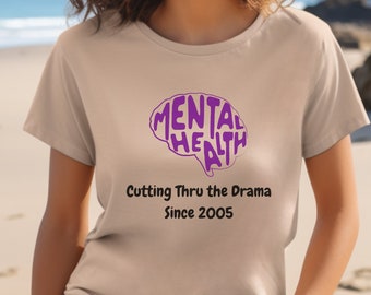 Gepersonaliseerde therapeut uniseks katoenen T-shirt, geestelijke gezondheid, psycholoog cadeau, cadeau voor therapeut, grappig T-shirt