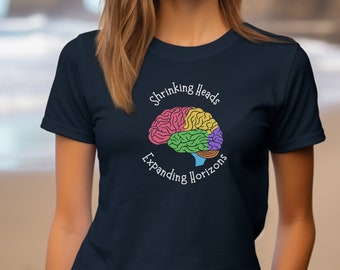 Uniseks katoenen T-shirt therapeut, cadeau voor therapeut, therapie-T-shirt, psychologie, psycholoog, grappig T-shirt