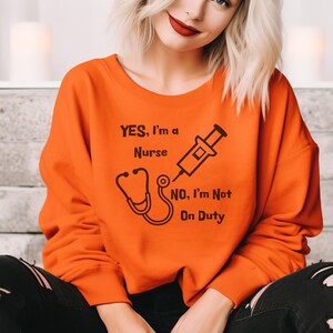 Nurse Crewneck Sweatshirt, Gift for Nurse, Nursing Shirt, Nurse Sweater