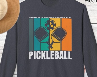 Moletom de lã macia de peso médio unissex Pickleball, moletom amante de Pickleball, presente de Natal