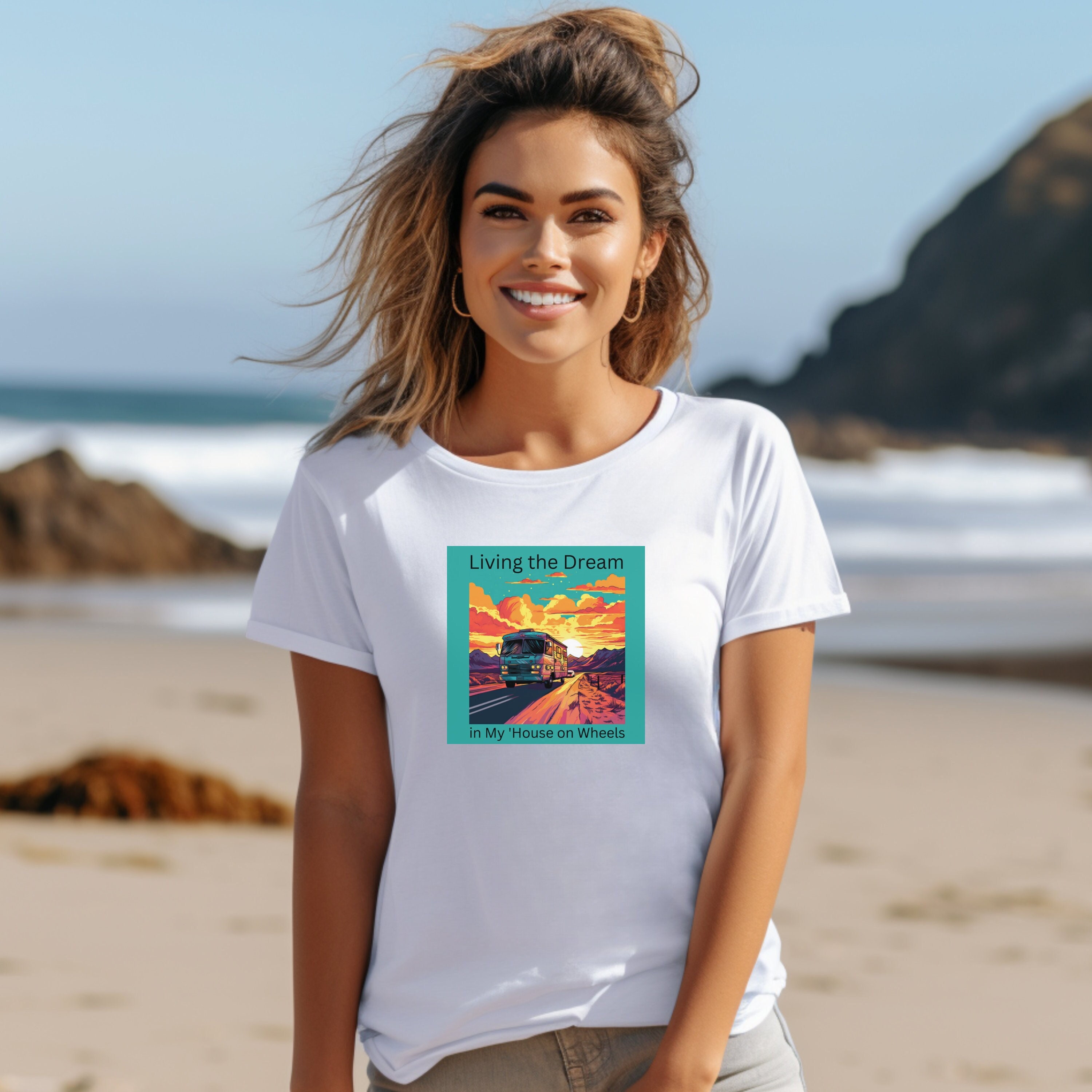 T-shirt en coton unisexe pour camping-car, camping, véhicule de loisirs, camping-car, voyage, camping-car, camping-car, article cadeau, T-shirt de cam