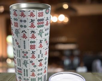 Mahjong Tumbler 20oz, Great Gift for Mahjongg Lover, Christmas Gift