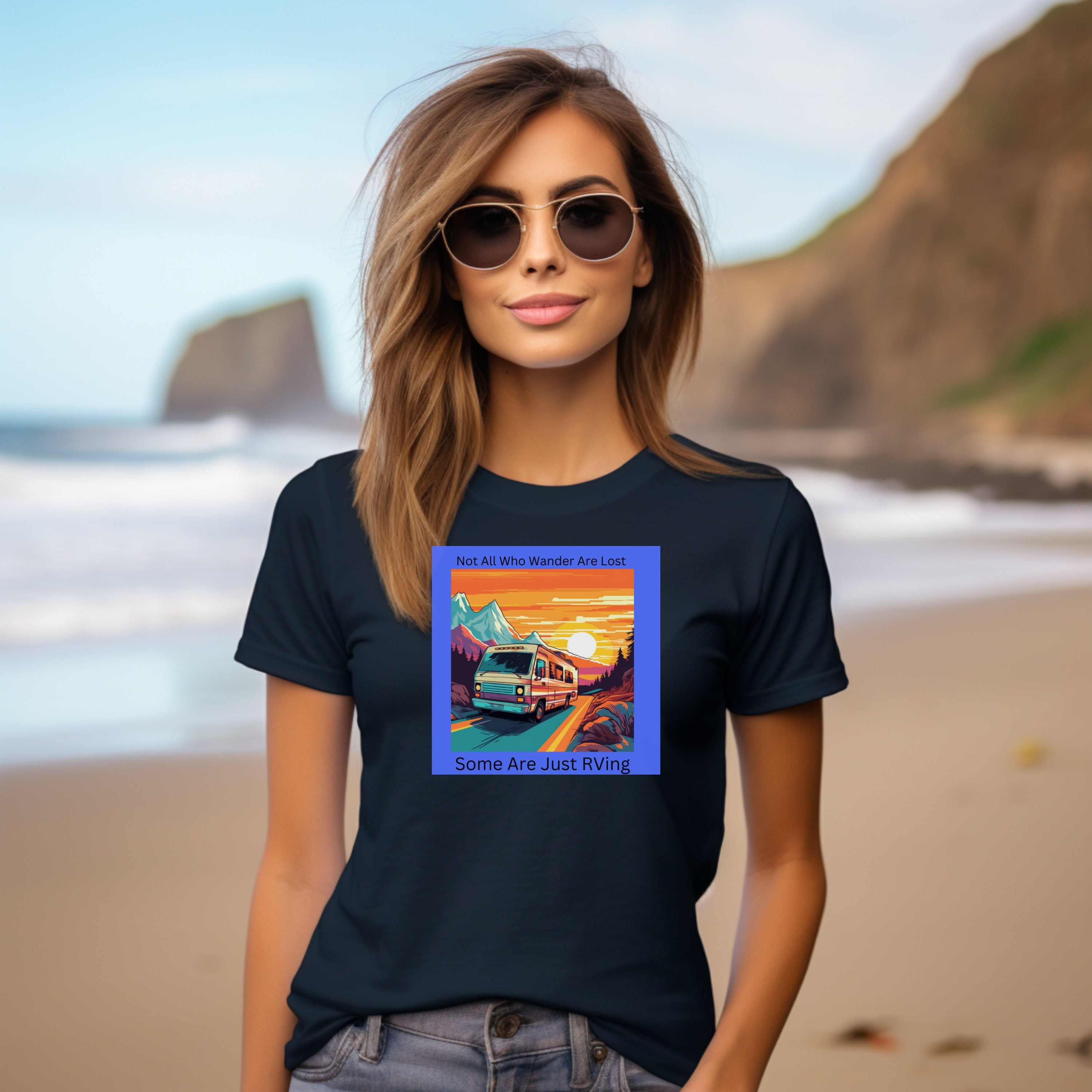 T-shirt en coton unisexe pour camping-car, camping, véhicule de loisirs, camping-car, voyage, camping-car, camping-car, article cadeau, T-shirt de cam