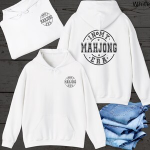 Mahjong Hoodie. Mahjong Clothing. Funny Pullover. Mahjong