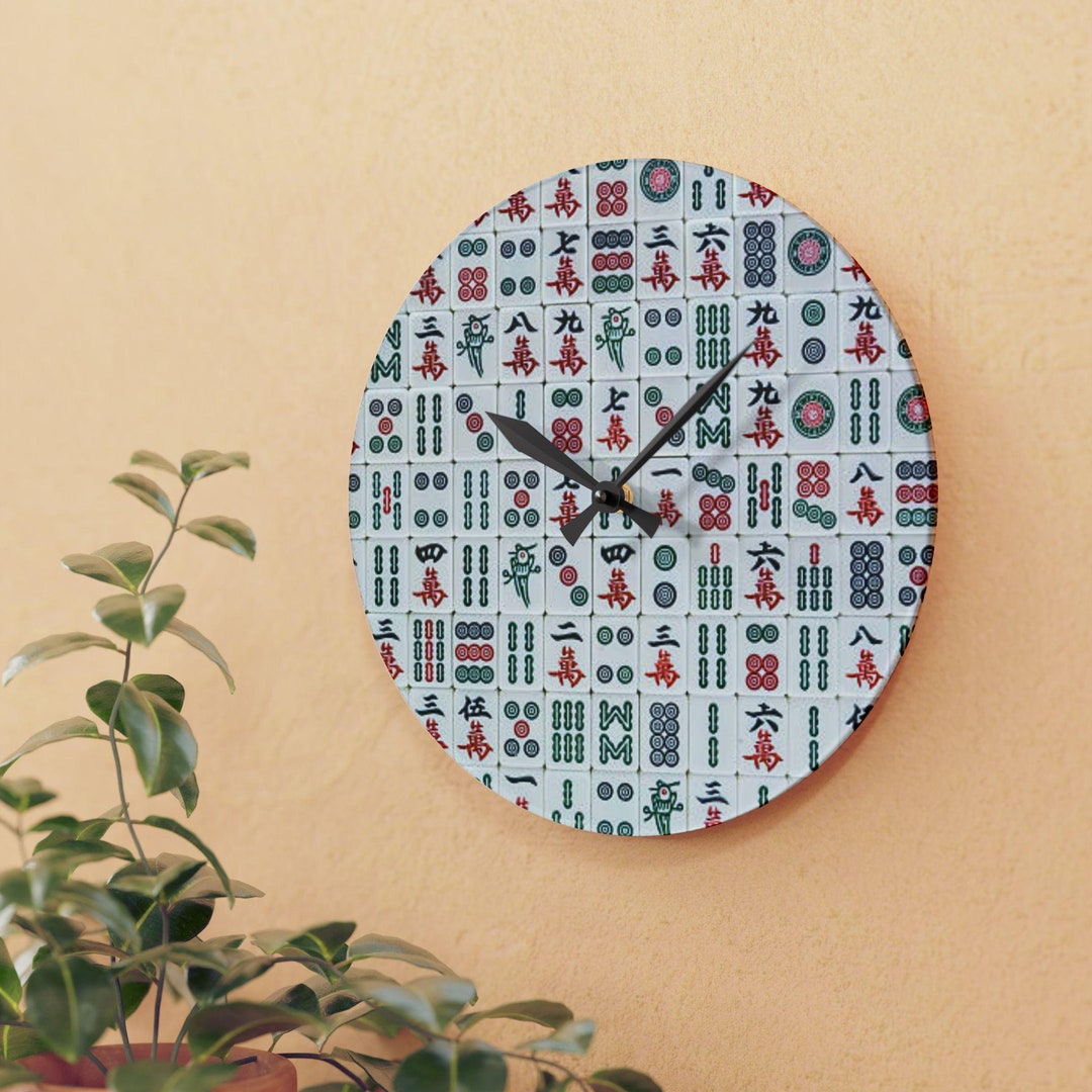 Organizer-Tasche Für Mahjong-Fans – Stilvoll, Wasserabweisend, 25 X 43 Cm, Schwarz