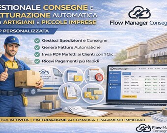 Automatische software voor leverings- en facturatiebeheer voor ambachtslieden en kleine bedrijven – Maatwerkapp