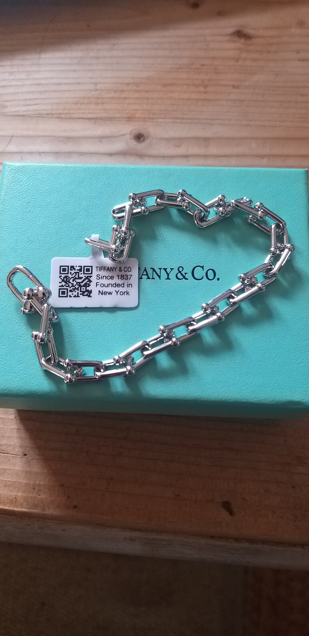 Vintage Bracelet Chain Link 19cm. Hallmarked Silver. With Tags Etsy UK