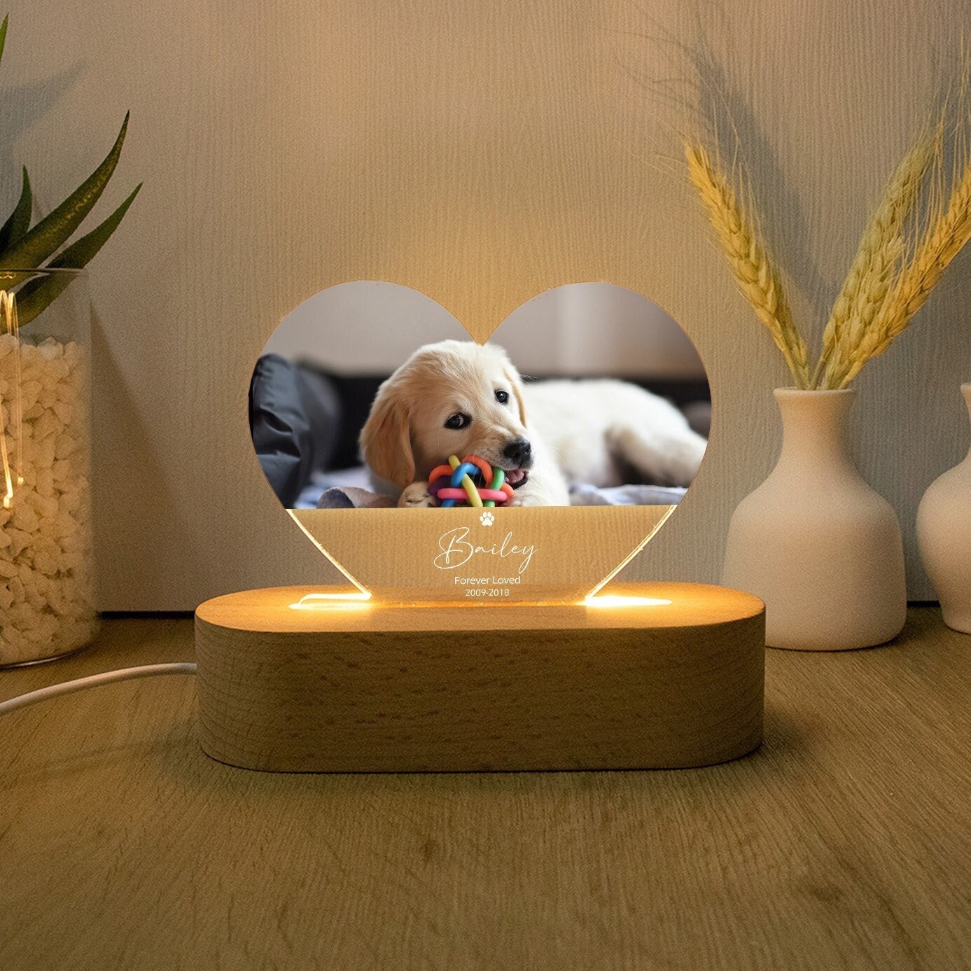 Finger heart 2024 shaped night light