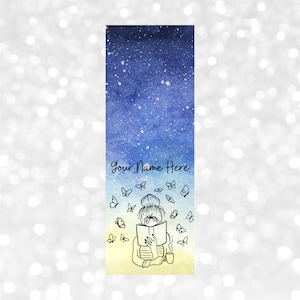 custom personalized  bookmark with name, Reading gift, For bookworm, For book lover, Christmas Gift Stocking Stuffer, Book Club Present