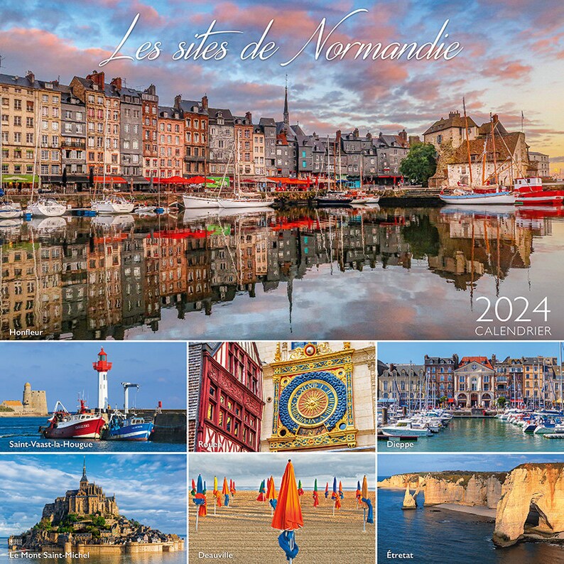 2025 Calendar Normandy Honfleur Small French Shop Etsy
