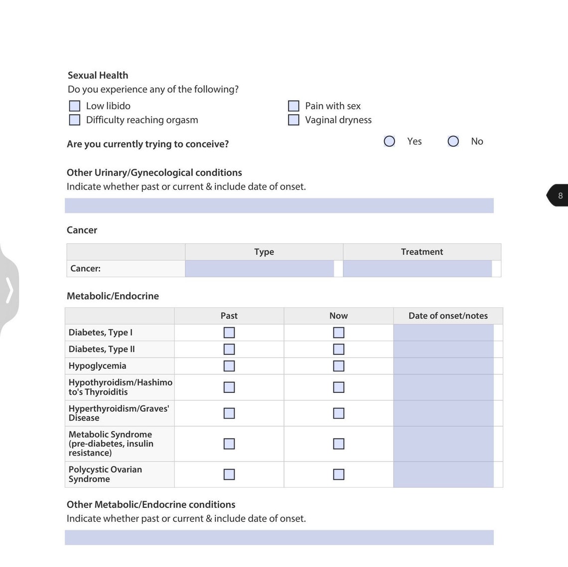 Customizable Editable Intake Form Template PDF for Herbalist Customizable Editable Intake Form Template PDF for Herbalist