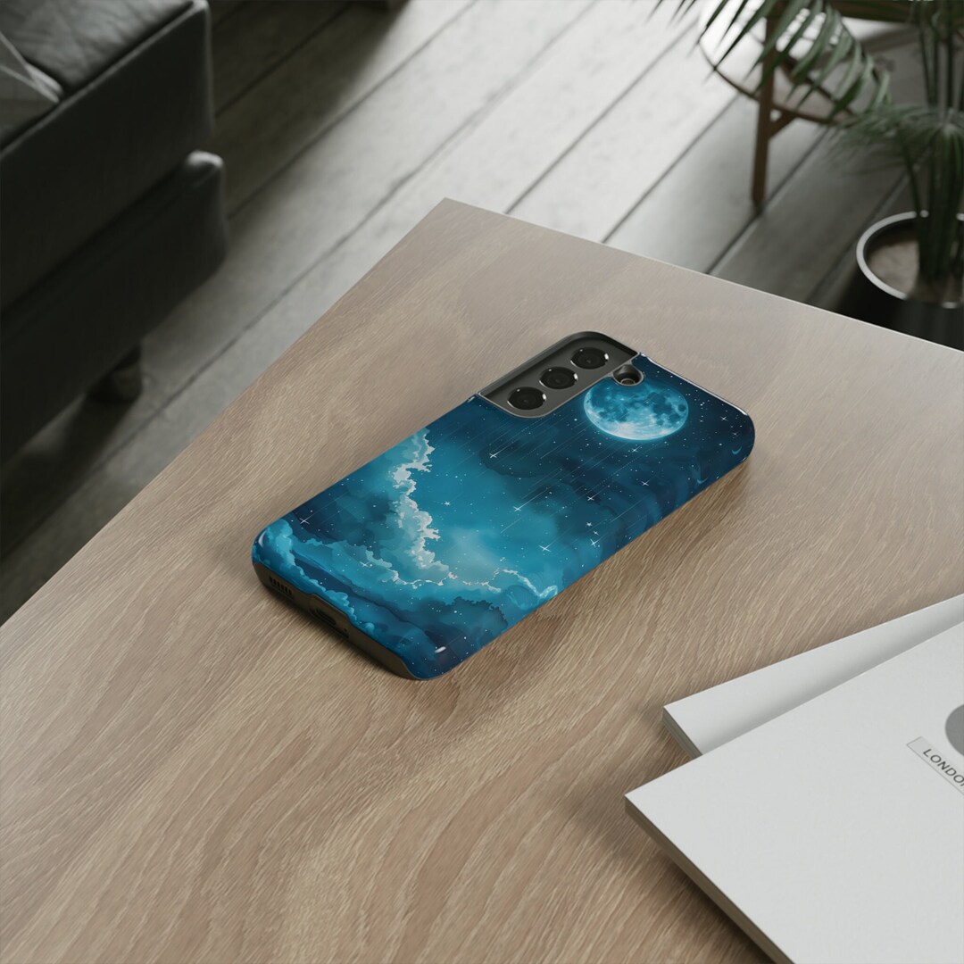 Iphone Rx Fake Moon Moon and Stars, Night Sky Watercolor, iPhone 11, 12, 13, 14, 15, XR, XS ...
