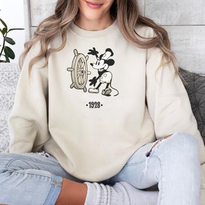 Steamboat Mickey, Disney 1928 Shirt, Cute Disney Shirt, Disney Fan Gift, Disney Mickey Mouse Shirt, Vintage Mickey Shirt, Retro Disney Shirt