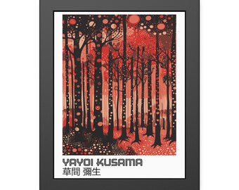 草間彌生展ポスター：日本のギャラリー壁面アート - Etsy 日本