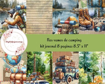 Digital Journal Kit We're Going on Vacation