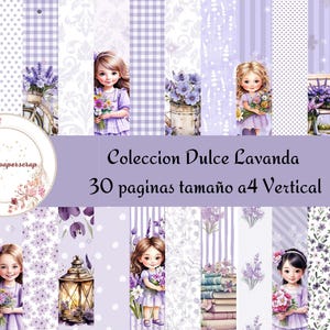 Coleccion digital Dulce Lavanda