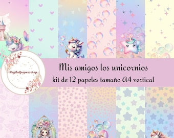 My Unicorn Friends Digital Kit