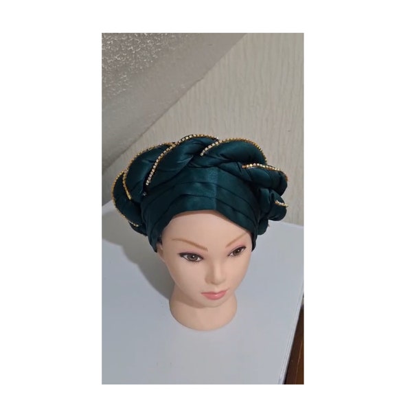 Deep green  with Yellow diamond fascinators perfect and comfortable for a wedding, tea party or any other special occasion or event.