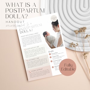 What is a Postpartum Doula Handout, Postpartum Doula Handout, Postpartum Doula New Client Forms, Postpartum Doula Template, Doula Client