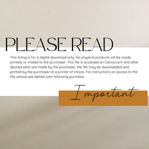 Important text stating this purchase is for a digital download and no physical items will be mailed.