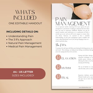 Pain Coping Technique Childbirth Education