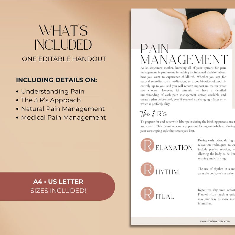 Pain Coping Technique Childbirth Education