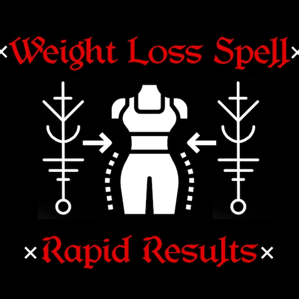 WEIGHT LOSS SPELL - Fitness Spell, Powerful Slimming Magic Spell, Body Manifestation, Beauty Spell, White Magic, Body Fat Loss