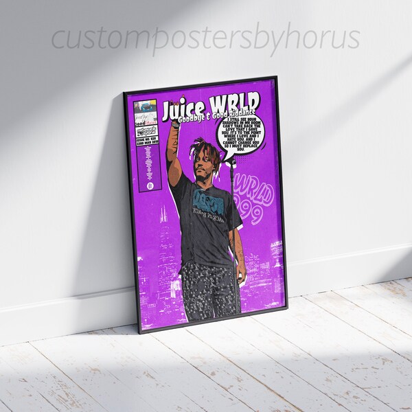Comic Book Rapper Poster - Etsy