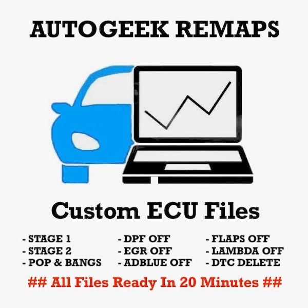 Custom ECU Tuning Datei - remappen Stufe 1 dtc agr dpf Lambda Delete