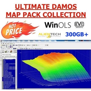 Ultimate DAMOS MAP-PACK Collection - For use with WinOLS,  Ecu Titanium chip Tuning Remapping