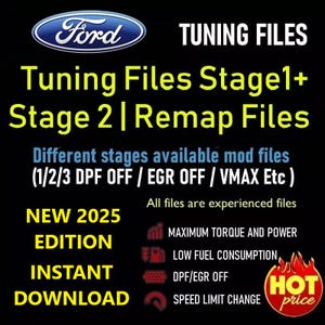 FORD Ecu Re Map Chip Tuning Dateien Sammlung für Kess V2 KTag PCMtuner MPPS Instant Download