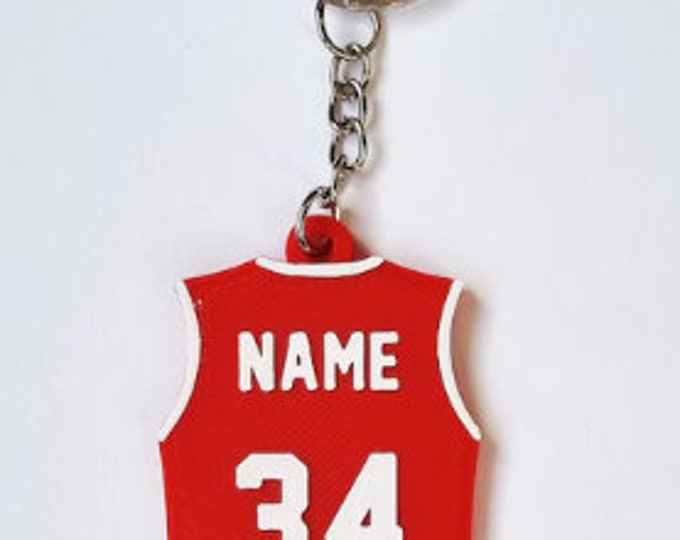 Sports Jersey Keychain