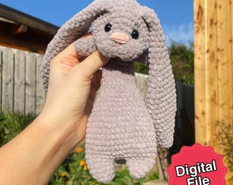 Big Floppy Bunny Crochet Pattern in English